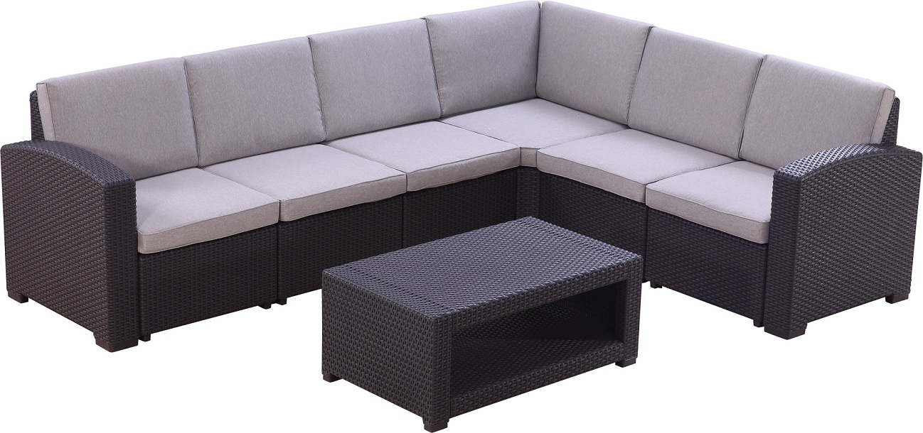 Corner Rattan Set Outdoor Wicker Sofa