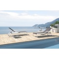 Patio furniture rattan lounger