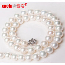 9-10mm Cheap Nearly Round Classic Freshwater Pearl Neckalce (E130018)