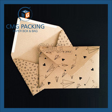 Black Printing Kraft Paper Envelope (CMG-ENV-015)