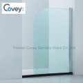 Bathroom Curved Corner Bathtub Screen/Rounded Edges Shower Screen (CVP009)