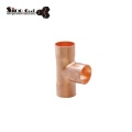 Refrigeration Part Reducing Tee Solder Ring Copper Fittings