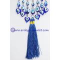 Metallic Blue Evil Eye Pendant Car Decoration