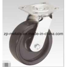 Heavy-Duty Swivel Black PP Caster Wheel