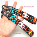 Custom key chains lanyard wrist strap