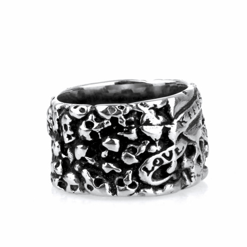 hipster skull ring