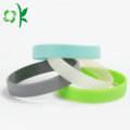 Brilho Design Exclusivo nas Pulseiras de Silicone Escuro