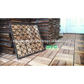 Checker Patterns with 12 Slats Made of Acacia - Long Lasting Deck Tiles 2017