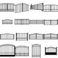 Modèles de portes en fer forgé haute sécurité et beaux en fer forgé