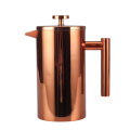 Copper Pretty Professional Double Wall French Press