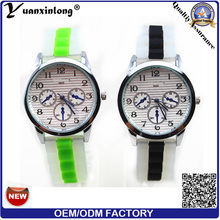 YXL-195 venta por mayor más barata silicona relojes Unisex hombres mujeres regalo reloj deporte Casual silicio fábrica de relojes