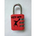 Color Printing Luggage Combination Padlock