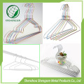 Plastic Powder Coated Metal Wire Clothes Hanger Cheap Price Laundry Drying Coat Hanger