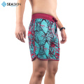 Seaskin Men Custom Logo Swim Beach Shorts