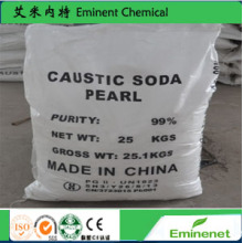 Textile Dyeing Chemicals 99% Caustic Soda Pearls (NaOH)
