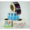 Custom Printing Label Roll Cosmetic Waterproof Stickers