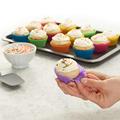 colorful small silicone cupcake molds