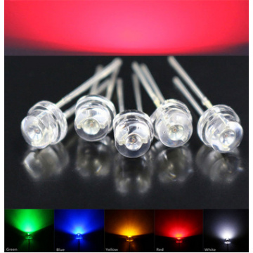 5mm Strohhut rote LED 620-625nm Sortierstift