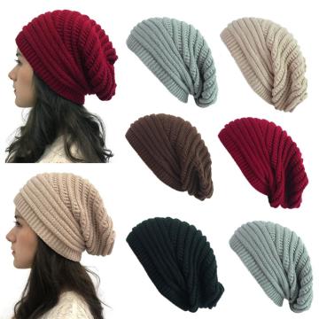 Autumn and winter wool knit outdoor warm hat