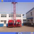 Ss100 / 100 1ton Double Cage Material Hoist for Construction