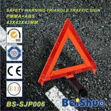 Signe d&#39;alerte de risque de sécurité de la voiture pour le trafic