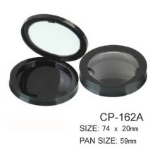 PCR-ABS rond en plastique cosmétique compact