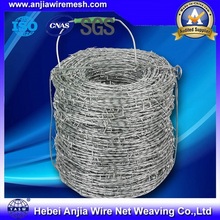 Cheap! Hot DIP/ Electric Galvanized Double Twist Barbed Wire Fencing Real Factory (ISO)