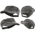 New arrival custom cotton blank flat-top cap with adjustable velcro closure