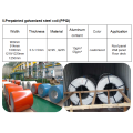 Prepainted galvanized steel coil (PPGI)
