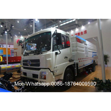 Single Motored Sewage Collecting Road Sweeper Truck