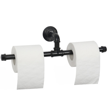 Doppeler industrieller Rohrtoilettenpapierhalter