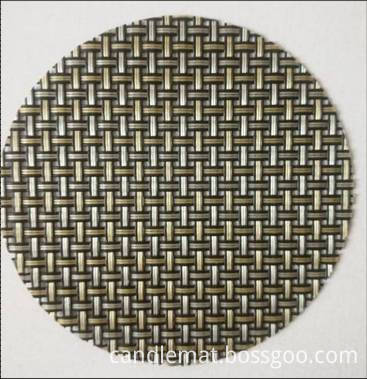 Hotel restaurants cafes with square round PVC cup mat1