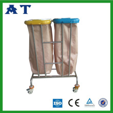 Hospital waste bin with two Nylon bags