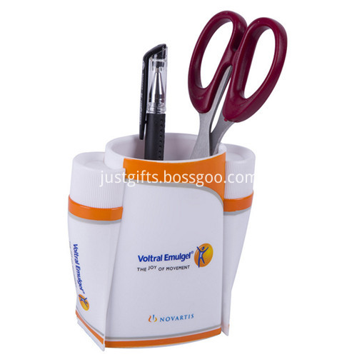 Promotional Logo ointment Shape Pen Holder 2