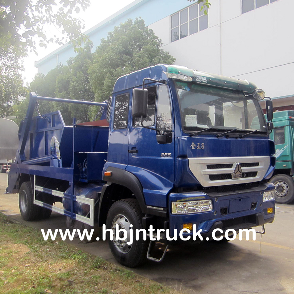 skip loader garbage truck