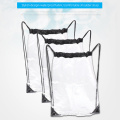 Sac à cordon sac à dos PVC Sac à cordon, sac à crampon en plastique PVC transparaissant, sac à dos en PVC Sac à dos