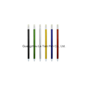 Colorful Barrel Plastic Ball Pen Push Pen Lt-L449