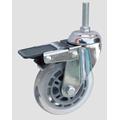 Industrial Caster Thread Transparent Caster with Whole Brake