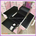 Two in One Pink ABS Professional Make up Artist Trolley Case (SATCMC014)