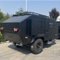 Off road camper trailers with heating system