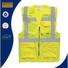 Yellow Hi Vis Executive Waistcoat Safety Vest