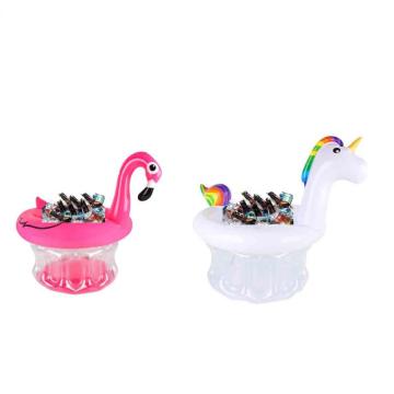 Flamingo PVC inflatable drink float cooler beer bucket