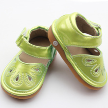 Chaussures antidérapantes pour enfants en cuir PU