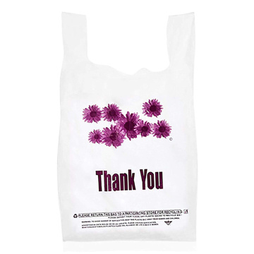 Biodegradable shopping t-shirt bags