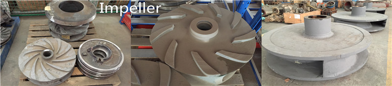 Steel casting pump impellers