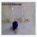 Clear Borosilicate Glass Skirted Cone Socket Adapter for Hookah