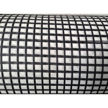 Coated Fiberglass Geogrid Composite With Geotextile By Glue