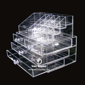 Customized makeup cosmetics clear acrylic organizer