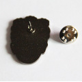 Head Lapel Pin with Glitter Powder Design