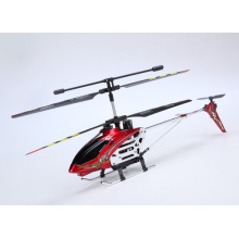 3.5CH mediados tamaño Metal RC helicóptero con giroscopio explosión Color rojo